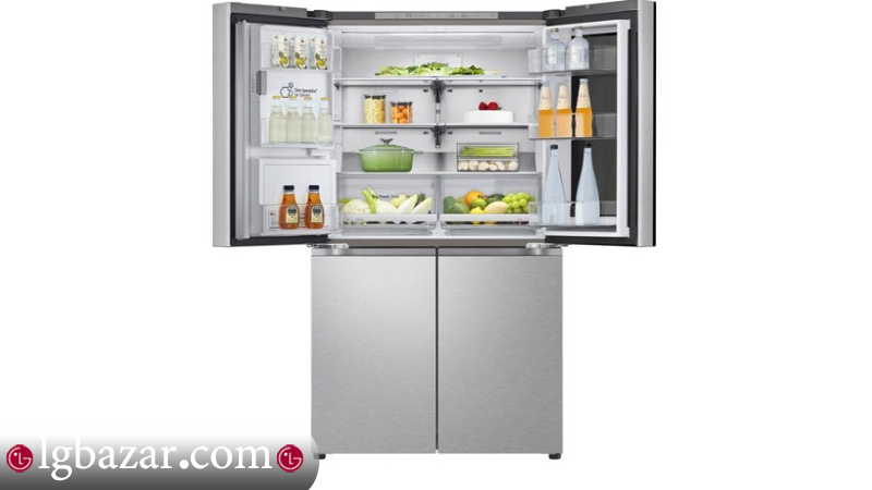 ویژگی های یخچال ساید بای ساید الجی مدل X39 سیلور