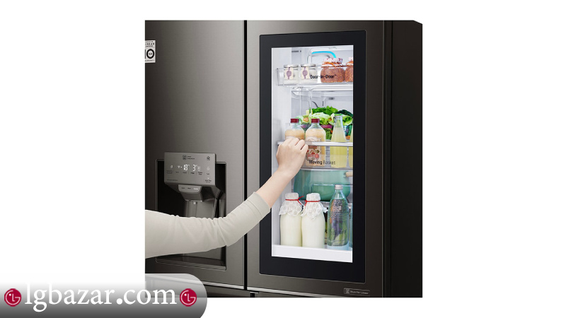 امکانات هوشمند یخچال ساید بای ساید الجی مدل X39 سیلور