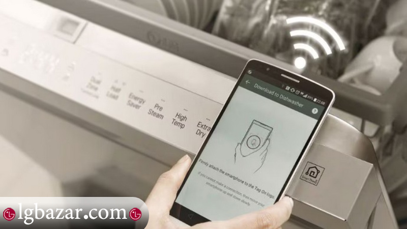 نوع موتور و عملکرد ظرفشویی ال جی مدل DFC435FW 