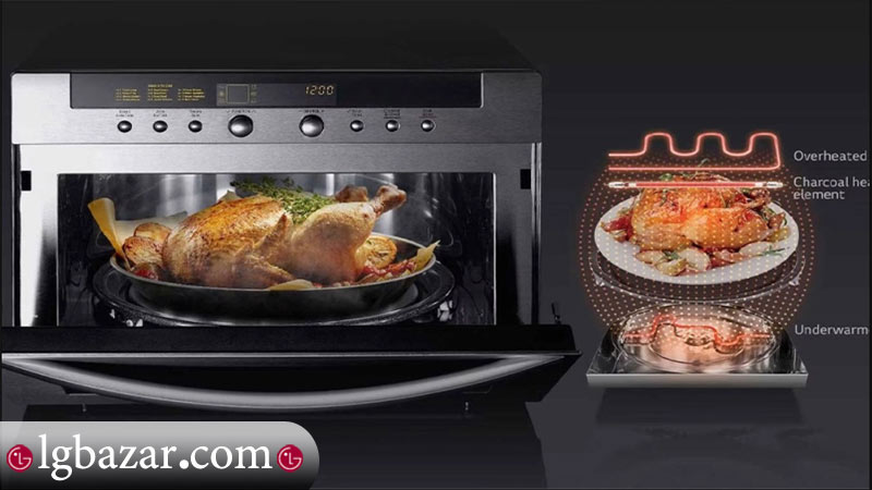 مزایای استفاده از مایکروویو LG گریل دار 