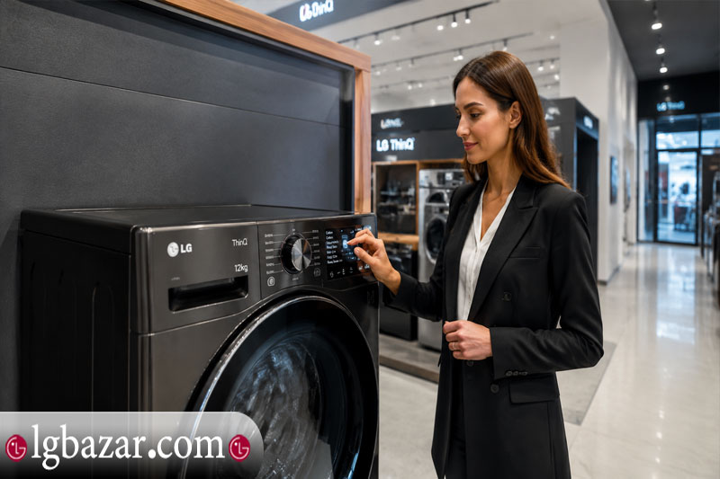 برنامه های شستشو در لباسشویی الجی WDR1307BWP 
