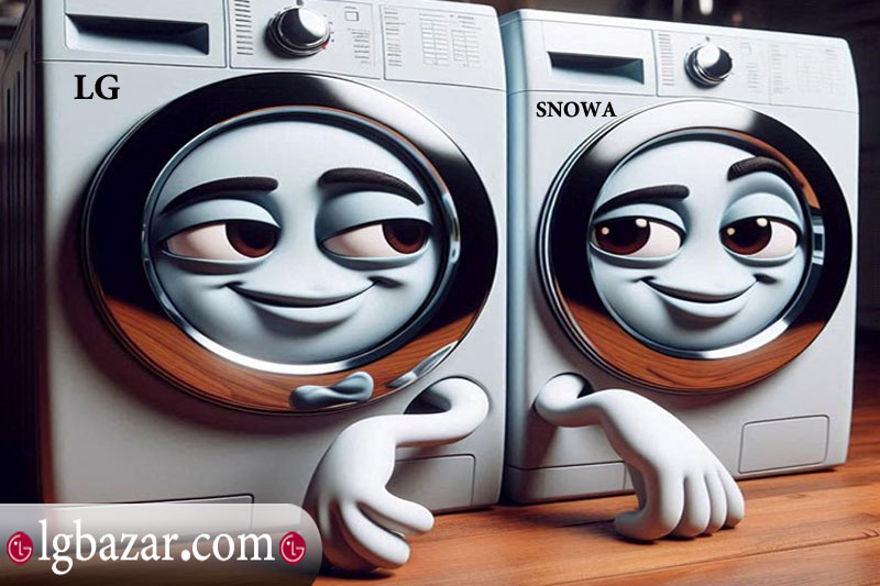 مقایسه کیفیت شستشو در لباسشویی ال جی و اسنوا 