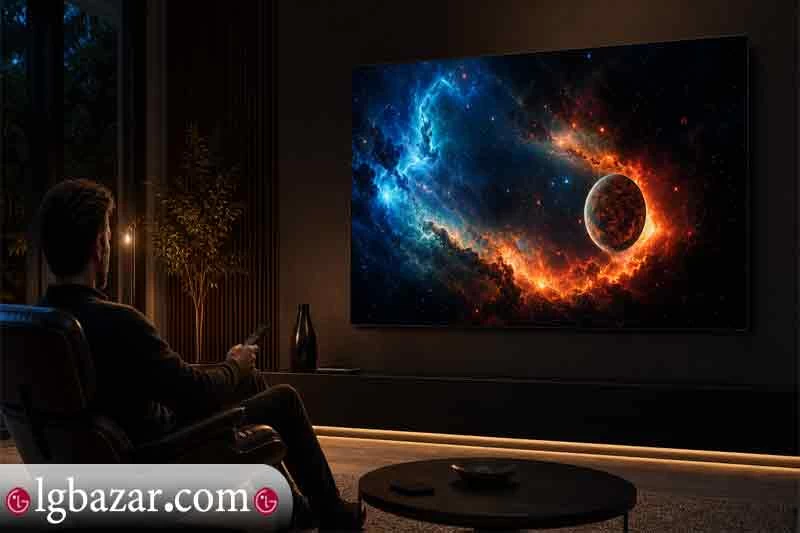 تلویزیون ال جی مدل 55NU840B برای تماشای فیلم