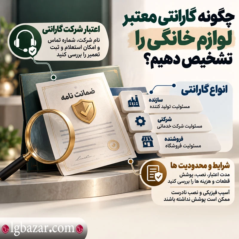 گارانتی معتبر لوازم خانگی